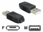 DeLock USB 2.0 Adapter USB-A Stecker - USB-MicroB Buchse