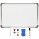 vidaXL Magnetisches Whiteboard Weiß 60 x 40 cm Stahl