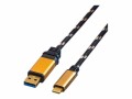 Roline ROLINE GOLD 0,5m USB 3.1 Kabel, A-C, ST/ST,