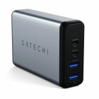 Satechi USB-C Travel Charger - 75W Ladegerät mit 2x USB-C Power Port (1x 60W / 1x 18W) - Space Gray