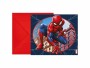 Amscan Geburtstagskarte Marvel Spiderman 6 Stück, Papierformat