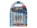 Ansmann Akku 4x AAA 1050 mAh, Spannung: 1.2 V