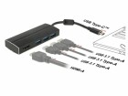 DeLock Dockingstation USB 3.1 Typ-C Gen1 - 3x Typ-A