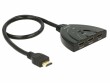 DeLock 3 Port HDMI Switch, 4K UHD support