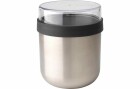 Brabantia Thermo-Foodbehälter Make & Take 0.68 l, Dunkelgrau/Silber