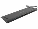 4smarts USB-C MultiScreen 11 in 1 Hub, Ladefunktion: Ja