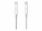 Bild 3 Apple Anschlusskabel Thunderbolt 0.5 m, 10 Gbit/s, Weiss, Länge