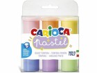 Carioca Posterfarbe Pastell 6 Stück, Mehrfarbig, Set: Ja, Effekte