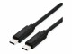 Value USB4 Gen3x2 (40Gbit/s) Kabel, C-C ST/ST, 100W, 0.5m