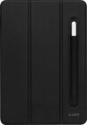 LAUT HUEX Schutzhülle - Hochwertige Schutzhülle mit Stand- und Sleep-/Wakefunktion sowie Apple Pencil Abteil für iPad Air 10.9" (2020 + 2022) - Schwarz