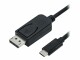 Roline Adapterkabel 1,0m USB Typ C-DP