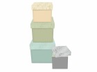 Braun + Company Geschenkboxen mit Deckel Petit Bambou 4 Stück