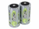 Ansmann Akku 2x C 2500 mAh, Spannung: 1.2