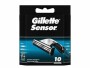 Gillette Rasierklingen Sensor 10 Stück, Verpackungseinheit: 10