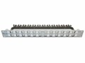 Wirewin Patchpanel 24 Port, Keystone, 1HE 19" Rack Hellgrau