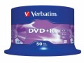 Verbatim DVD+R 4.7 GB, Spindel (50 Stück), Medientyp: DVD+R