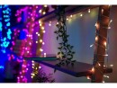 Twinkly LED-Lichterkette Icicle, 190 LEDs, 2-4-6-2-5 Schema, RGBW