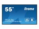 Iiyama 55IN 3840X2160 UHD VA PANEL HAZE 25 500CD/M2 LANDSCAPE