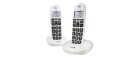 Doro Schnurlostelefon PhoneEasy 110 Duo Weiss, Touchscreen