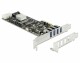 DeLock Delock 89365 PCI Express 4x USB 3.0 Quad Channel,