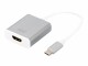 Digitus - External video adapter - USB-C - HDMI - aluminium