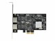 STARTECH PR22GI-NETWORK-CARD 2-PORT 2.5G PCIE NETWORK CARD NMS IN