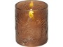Star Trading LED-Kerze Pillar Flamme Leaf, Ø 10 x 12.5