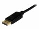 StarTech.com - 6.5 ft / 2m DisplayPort to HDMI converter cable - 4K (DP2HDMM2MB)