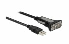 DeLock Serial-Adapter USB-A zu RS-232 DB9, 4m, Datenanschluss
