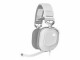 Corsair Gaming HS80 RGB - Headset - full size - wired - USB - white