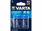 Varta Batterie Alkaline LONGLIFE Power, Baby, C, LR14, 1.5V / 7800mAh, 3 Pack Bundle
