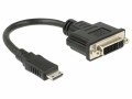 DeLock Monitoradapter Mini-C-HDMI Stecker zu DVI-Buchse