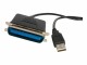 STARTECH .com Adattatore stampante USB a parallela 3 m