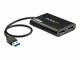 STARTECH USB TO DUAL DP ADAPTER 4K 60HZ . NMS NS CABL