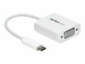 StarTech.com - USB C to VGA Adapter - USB Type-C VGA Video Converter - White