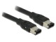 DeLock FireWire-Kabel 400Mbps 6Pin-6Pin 3