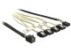 DeLock SATA-Kabel 4x SATA-SFF-8643 Reverse Breakout 100 cm