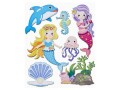 HobbyFun 3D-Sticker Meerjungfrau 1 Blatt, Motiv: Meerjungfrau