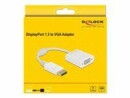 DeLock Adapter DisplayPort - VGA, Kabeltyp: Adapter