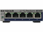 NETGEAR Netgear GS105Ev2: 5 Port Switch, 1Gbps, 5x