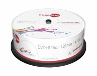 Primeon DVD+R 4.7 GB, Spindel (25 Stück), Medientyp: DVD+R