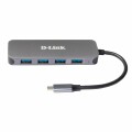 D-Link USB-C 4-PORT USB 3.0 HUB WITH POWER DELIVERY NMS NS PERP