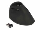 DeLock Ergonomische Maus 12599 USB kabellos, Maus-Typ