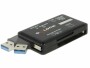 DeLock Card Reader Extern 91758, Speicherkartentyp: MMC, SD