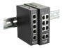 D-Link Rail Switch DIS-100E-8W 8 Port, SFP Anschlüsse: 0