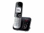 Panasonic Schnurlostelefon KX-TG6821SLB Schwarz, Touchscreen: Nein