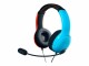 PDP Headset LVL40 Wired Headset Blau/Rot, Audiokanäle: Stereo