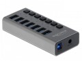 DeLock USB-Hub 63669 USB 3.0 - 7x Type-A, Stromversorgung
