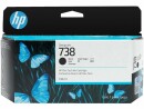 HP Inc. 738 130-ML BLACK DESIGNJET INK CARTRIDGE MSD NS SUPL