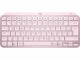 Logitech Tastatur MX Keys Mini Rose CH-Layout, Tastatur Typ